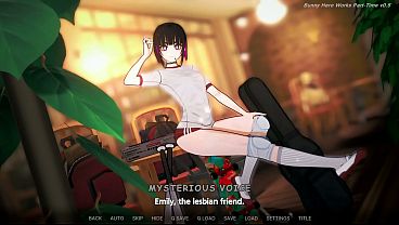 Cute Short Hair Lesbian Eats Pussy Hentai Scene