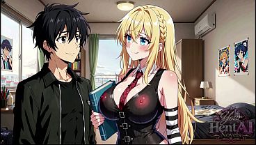 Fucking My Busty Blonde Classmate Before Studying