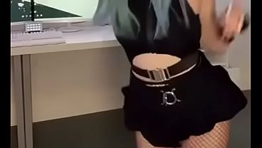 Busty Cosplay Babe with Massive Tits